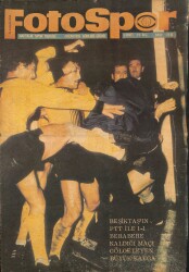 Fotospor Haftalık Spor Dergisi 26 Kasım 1968 Sayı 116 Beşiktaşın PTT ile 1-1 Berabere Kaldığı Maçı Gölgeleyen Büyük Kavga NDR85650 - Gökçekoleksiyon