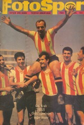 Fotospor Haftalık Spor Dergisi 5 Ağustos 1968 Sayı 100 - Gol Kralı Fevzi, Cevdet Sunay, Anadol Reklamları NDR85964 - Gökçekoleksiyon
