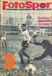 Fotospor Haftalık Spor Dergisi 8 Ocak 1968 Sayı 70 - Beşiktaş, Galatasaray, Şekerspor, Nihat Kabanlı, Ahmet Ayı, Mehmet Esenceli NDR86050 - Gökçekoleksiyon