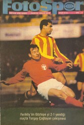 Fotospor Haftalık Spor Dergisi Sayı 29 - Feriköyün Göztepeyi 2-1 Yendiği Maçta Turgay-Çağlayan Çekişmesi, Altındağ Kadro NDR86001 - Gökçekoleksiyon
