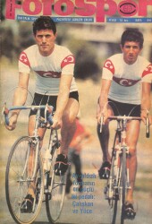 Fotospor Haftalık Spor Dergisi Sayı 94 - Ay-Yıldızlı Formanın En Güçlü İki Pedalı Çalışkan Ve Yüce, Altın Kemerli Başpehlivan Ordulu Mustafa NDR85958 - Gökçekoleksiyon