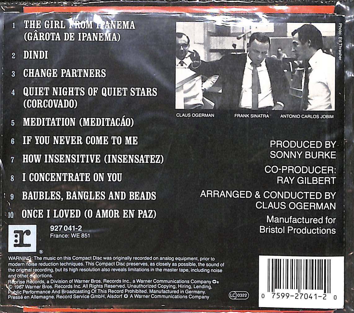 Francis Albert Frank Sinatra & Antonio Carlos CD İkinci El CD5865 - 2