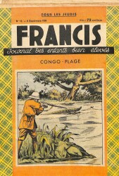 FRANCIS Journal Des Enfants Bien Eleves No13 8 Septembre 1938 - Congo Plage NDR70104 - Gökçekoleksiyon