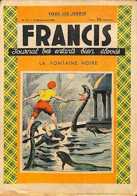 FRANCIS Journal Des Enfants Bien Eleves Sayı14 , 1938 , ÇOK NADİR NDR77164 - 1