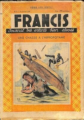 FRANCIS Journal Des Enfants Bien Eleves Sayı6 , 1938 , ÇOK NADİR NDR77170 - 1
