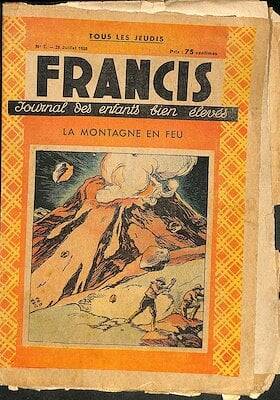 FRANCIS Journal Des Enfants Bien Eleves Sayı7 , 1938 , ÇOK NADİR NDR77169 - 1