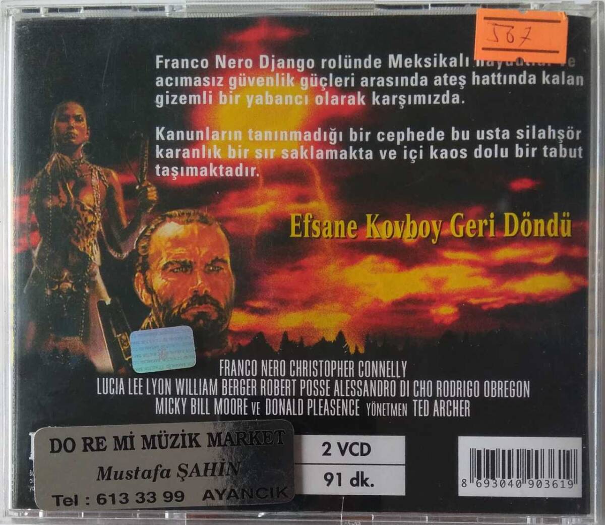 Franco Nero Cango VCD Film VCD6556 - 2