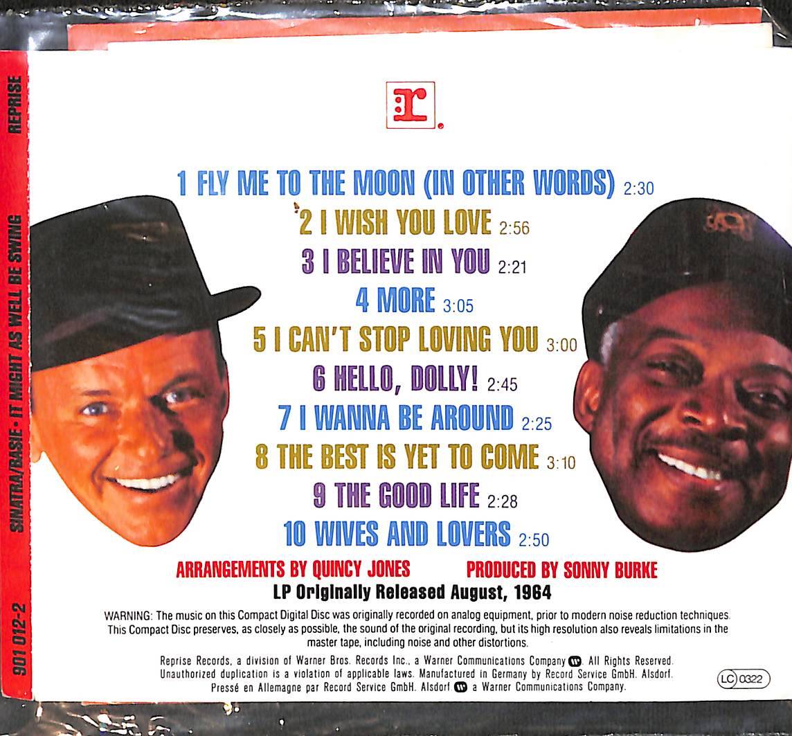 Frank Sinatra • Count Basie And His Orchestra – It Might As Well Be Swing CD İkinci El CD5867 - 2