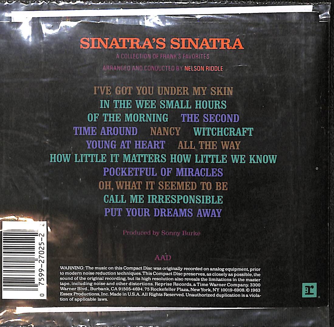 Frank Sinatra - Sinatra's Sinatra: A Collection Of Frank's Favorites CD İkinci El CD5873 - 2