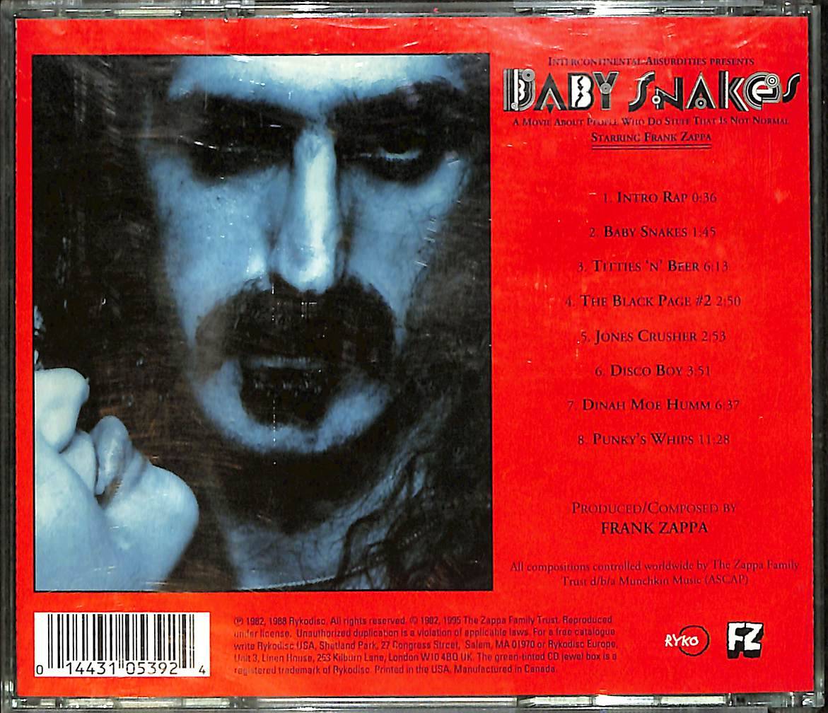 Frank Zappa - Baby Snakes CD (İkinci El) CD4070 - 2