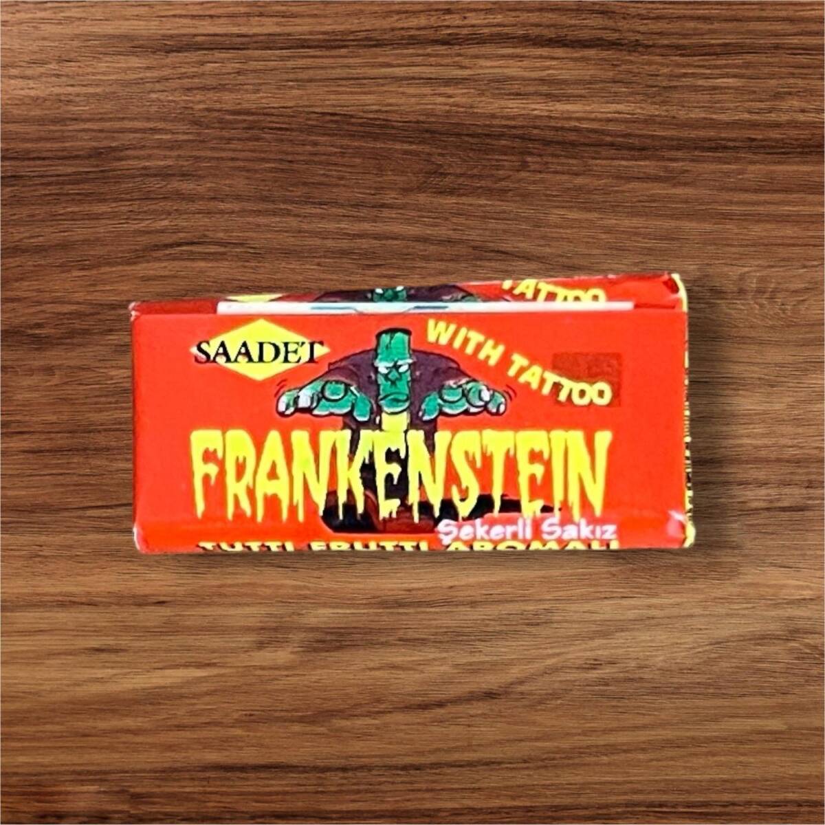 FRANKENSTEIN (SAADET) Çıkartmalı Şekerli Sakız# SKZ2377 - 4