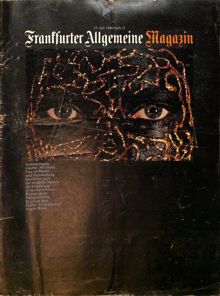 Frankfurter Allgemeine Magazin 25 July 1980 - Bermann Fischer, Anneliese Rothenberger NDR96684 - 1