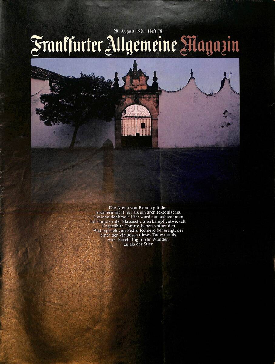 Frankfurter Allgemeine Magazin 28 August 1981 - Ulrike Meyfarth NDR96686 - 1