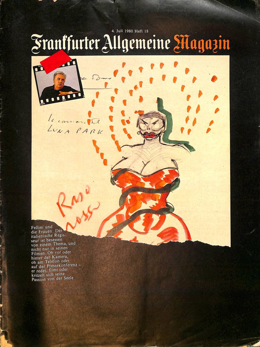 Frankfurter Allgemeine Magazin 4 July 1980 - Fellini NDR96683 - 1