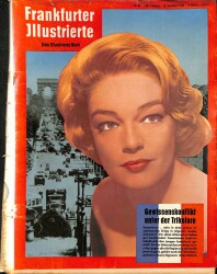 Frankfurter Illustrierte 12 November 1960 - Françoise Sagan, Sylvia Casablancas, Sportplatzlöwen Grinda NDR84655 - Gökçekoleksiyon