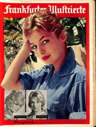 Frankfurter Illustrierte 20 Juni 1959 - Annette Stroyberg, Brigitte Bardot, Roger Vadim NDR84649 - Gökçekoleksiyon