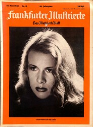 Frankfurter Illustrierte 25 Mai 1952 - Greta Garbo, Ingrid Bergman, Vivece Lindfols, Zarah Leander NDR84870 - Gökçekoleksiyon