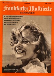 Frankfurter Illustrierte 26 Juni 1954 - Dr. Fritz Schaffer, General Von Epp , Clifton James NDR84860 - Gökçekoleksiyon