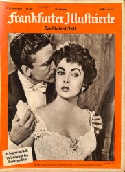 Frankfurter Illustrierte 29 Mai 1954 - Elizabeth Taylor Und John Ericson NDR84862 - Gökçekoleksiyon