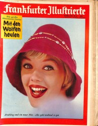Frankfurter Illustrierte 29 Marz 1958 - Brigitte Bardot, Jean Gabin NDR84651 - Gökçekoleksiyon