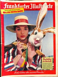 Frankfurter Illustrierte 5 April 1958 - Elsa Martinelli, Romys Fersen, Disneyland NDR84652 - Gökçekoleksiyon