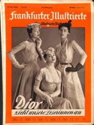 Frankfurter Illustrierte 9 Mai 1953 - Aus Diors Sommerkollektion, Prinzessin Regina NDR84871 - Gökçekoleksiyon