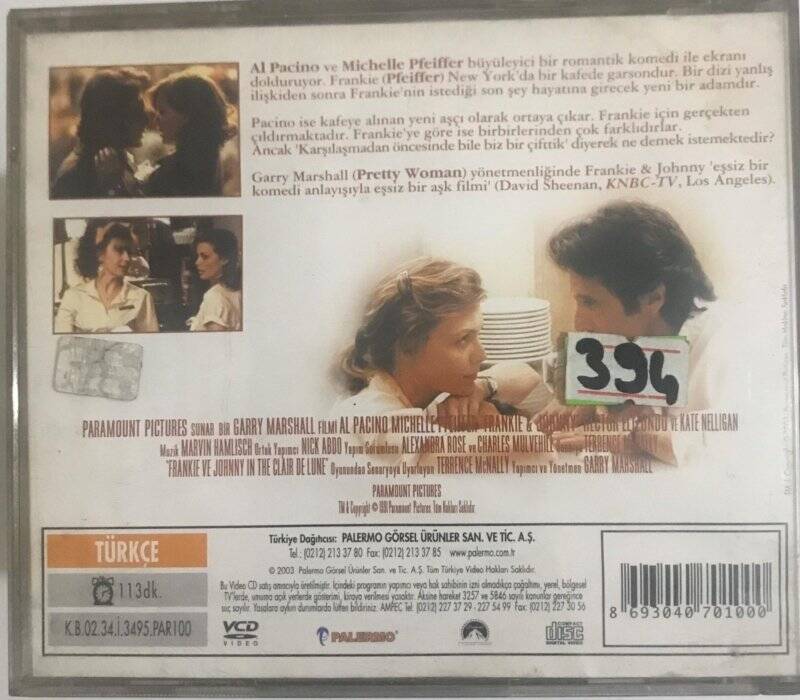 Frankie & Johnny VCD Film VCD6891 - 2