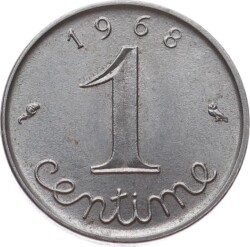 Fransa 1 Centime 1968 *5th republic* ÇA YMP11149 - 2