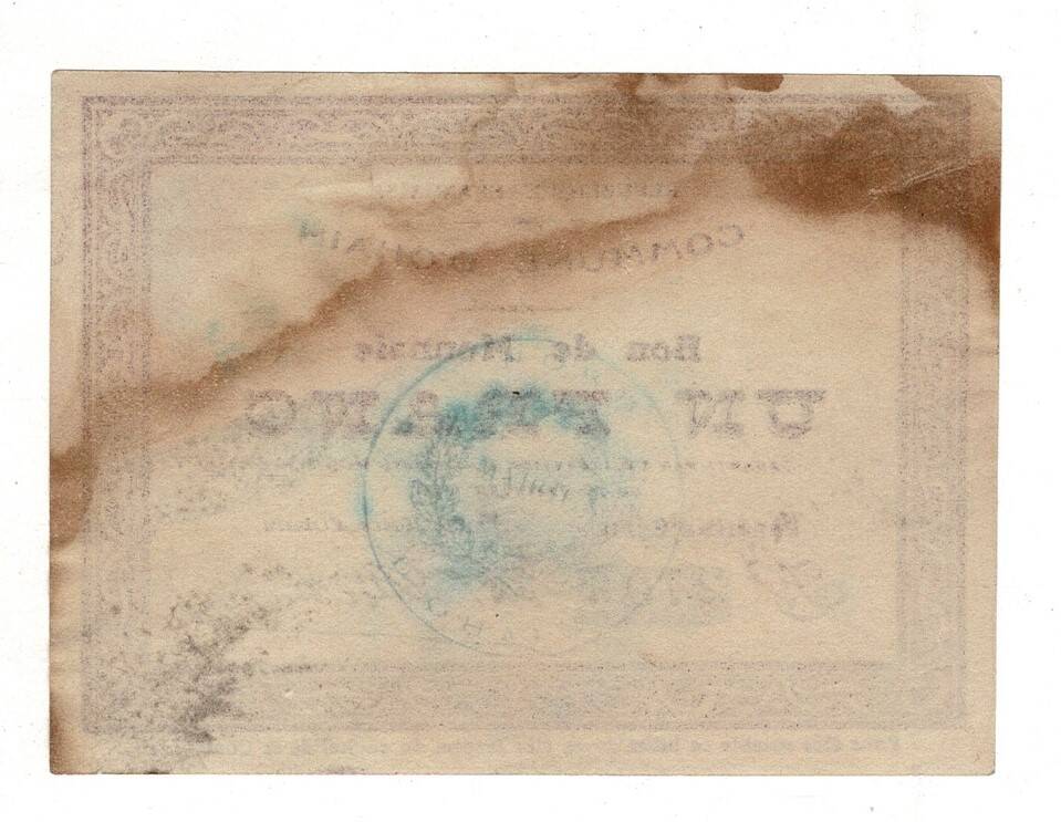 Fransa 1 Frank 1915 Bilet Para (Ohain) ÇÇT YKP8216 - 2