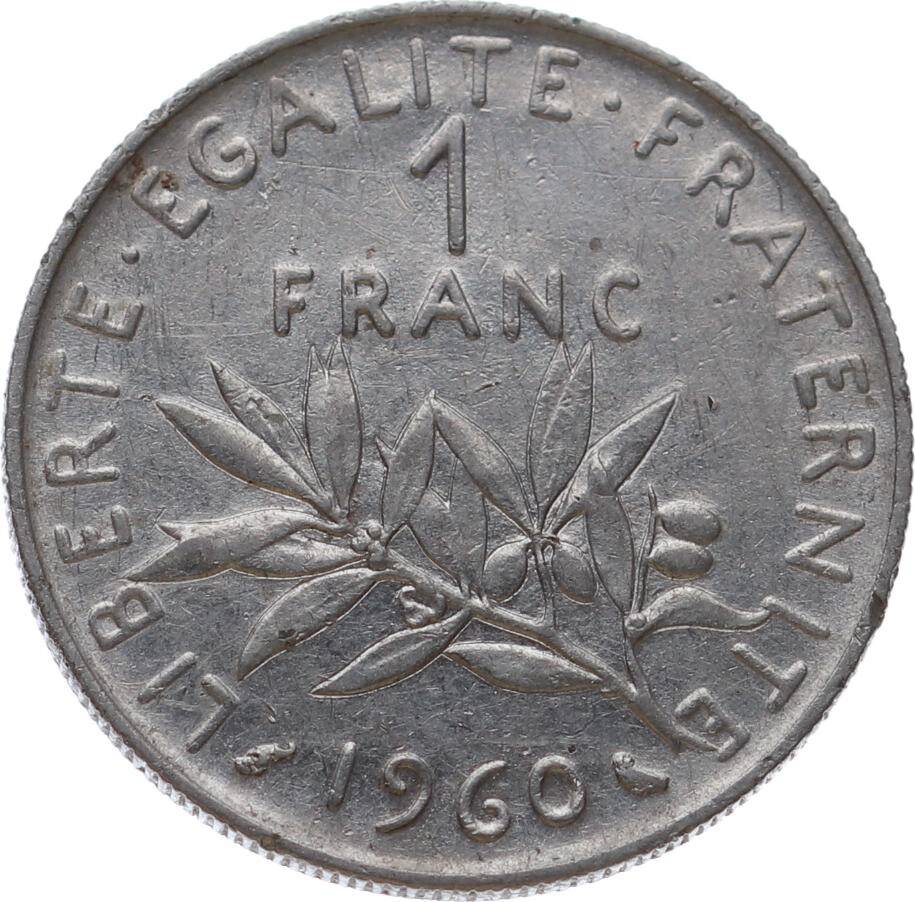 Fransa 1 Frank 1960 *Piéfort* ÇÇT YMP11162 - 1