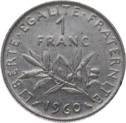 Fransa 1 Frank 1960 *Piéfort* ÇÇT YMP11162 - 3