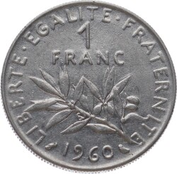 Fransa 1 Frank 1960 *Piéfort* ÇÇT YMP11163 - 2