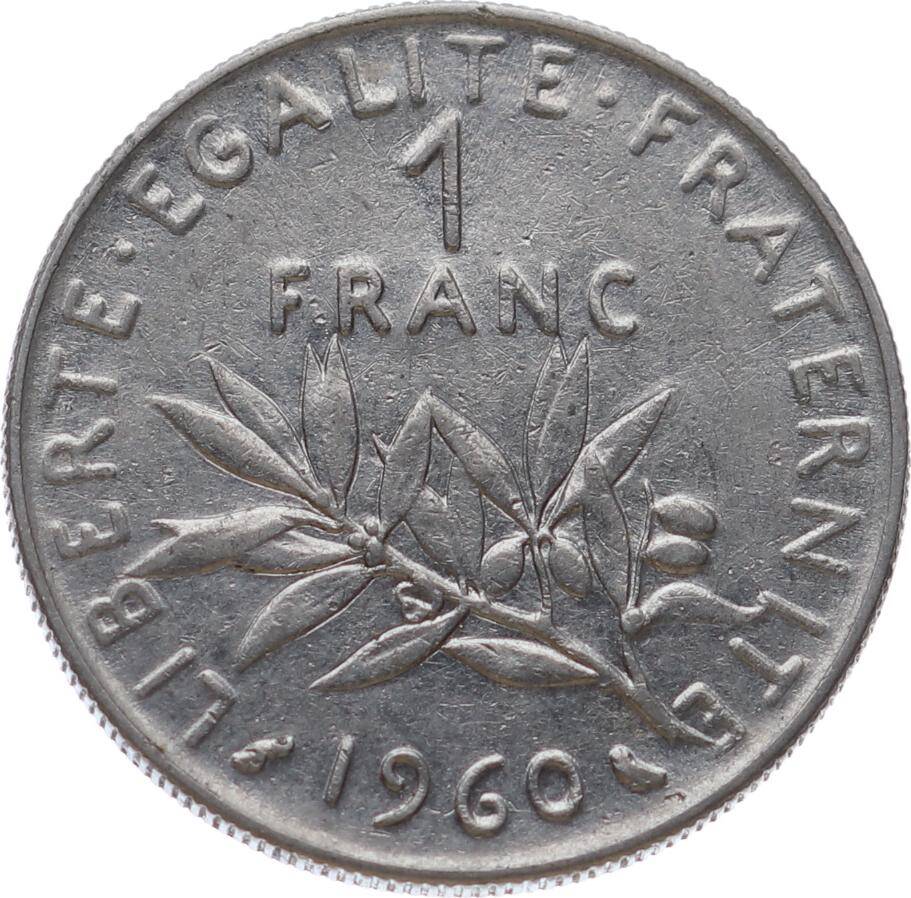 Fransa 1 Frank 1960 *Piéfort* ÇÇT YMP11163 - 2
