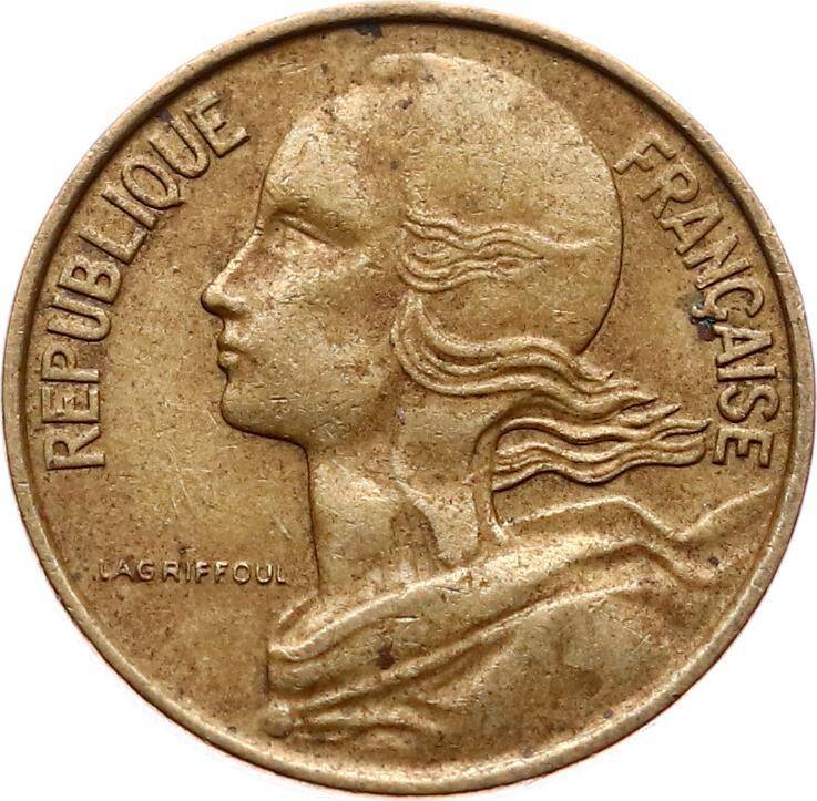 Fransa 10 Centimes 1963 ÇT YMP6504 - 2