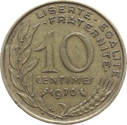 Fransa 10 Centimes 1970 ÇÇT+ YMP1258 - 1