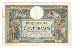 Fransa 100 Francs 1908 - ÇT+ YKP8542 - Gökçekoleksiyon