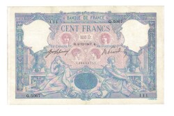 Fransa 100 Frank 1907 ÇT YKP1728 - Gökçekoleksiyon