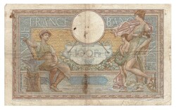 Fransa 100 Frank 1937 *Luc Olivier Merson* Temiz YKP1853 - 2