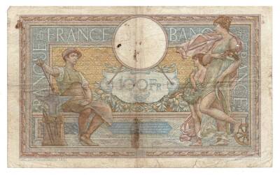 Fransa 100 Frank 1937 *Luc Olivier Merson* Temiz YKP1853 - 2