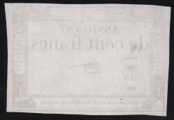 Fransa 100 Frank Assignat 1795 Çil *İmzaPierre* YKP1749 - 2