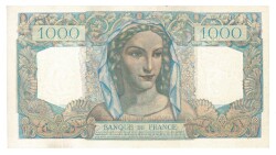 Fransa 1000 Frank 1950 ÇAÇİL YKP1730 - 2