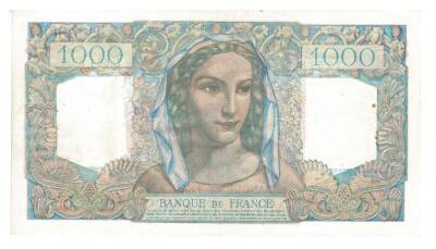 Fransa 1000 Frank 1950 ÇÇT+ YKP1729 - 2