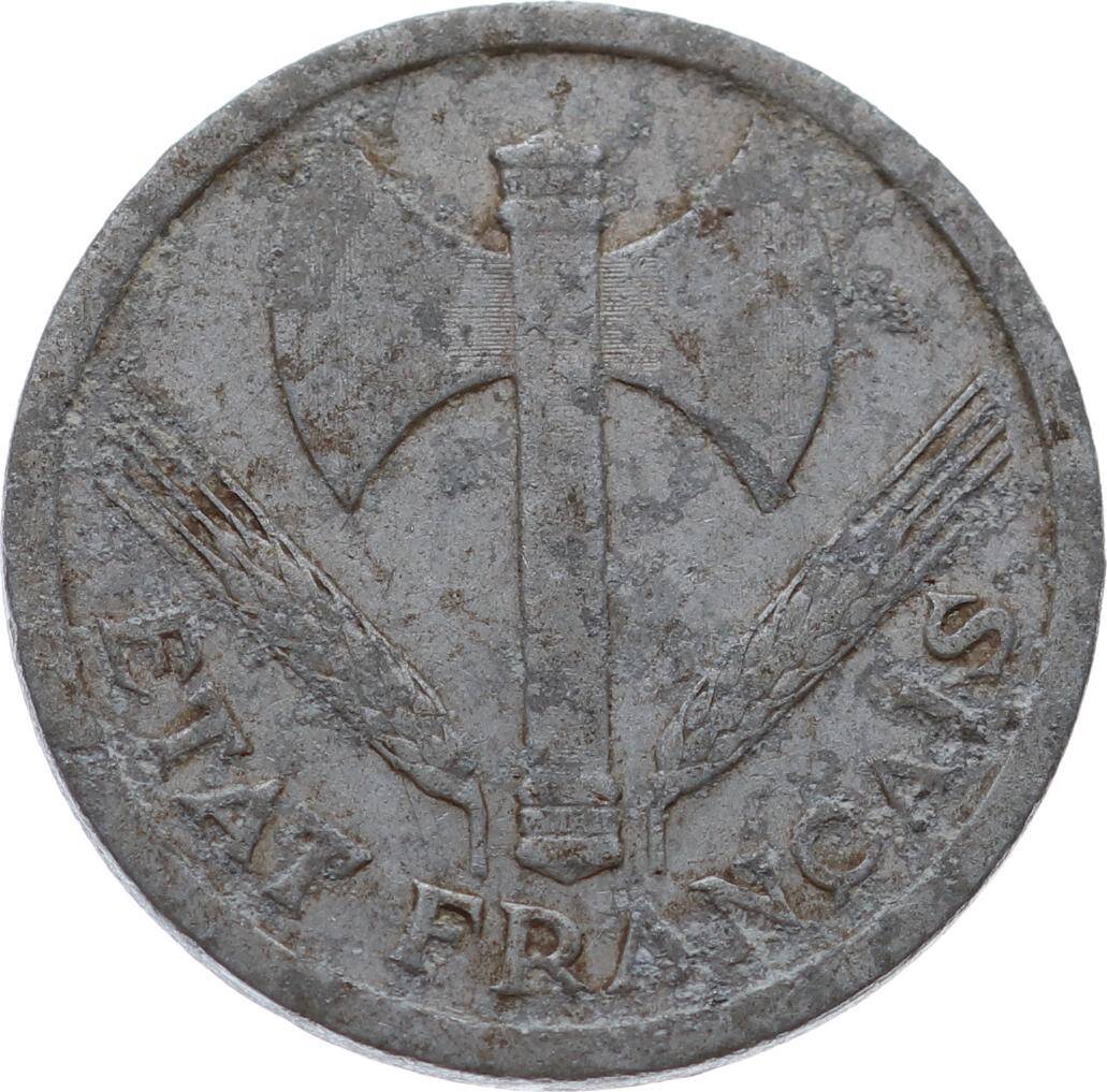 Fransa 2 Frank 1943 *Vichy French State* Temiz YMP11166 - 3