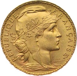 Fransa 20 Frank 1912 Altın ÇİL YMP10955 #660 - 1