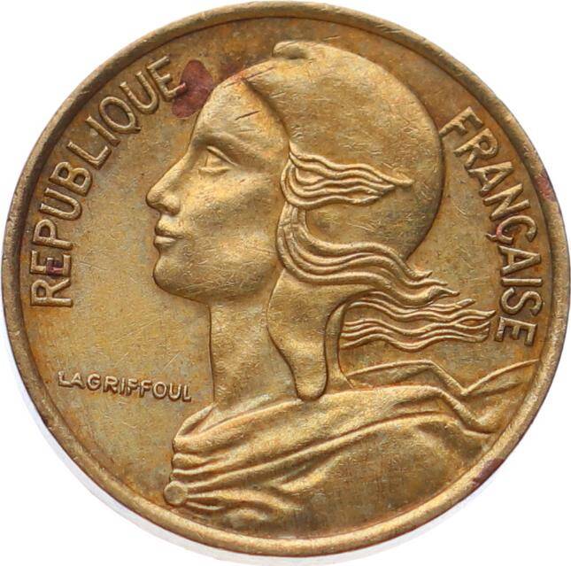 Fransa 5 Centimes 1975 ÇÇT YMP11152 - 1