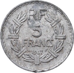 Fransa 5 Frank 1947 ÇT YMP8179 - 1