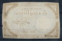 Fransa 5 Livre 1792 ÇÇT YKP1037 - 2