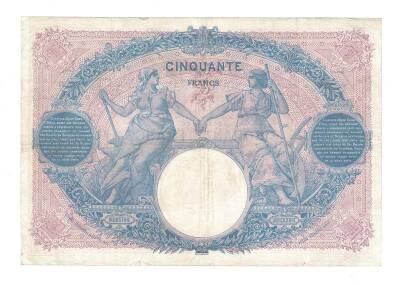 Fransa 50 Frank 1914 ÇÇT YKP1732 - 2