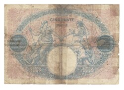 Fransa 50 Frank 1923 Haliyle *Nadir* YKP4576 - 2