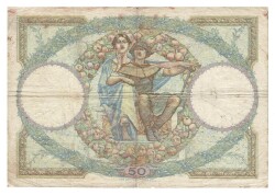 Fransa 50 Frank ÇT (17.4x12.3 cm) YKP3433 - 2